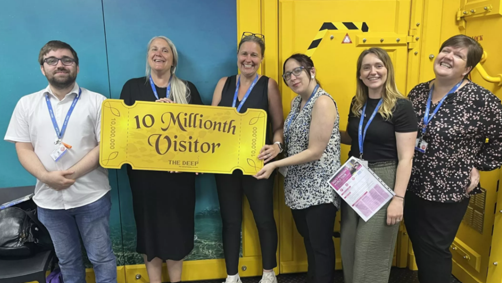 The Deep welcomes 10 millionth visitor 