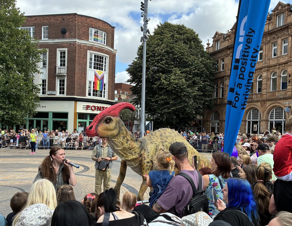 Dino Day draws huge crowds and delights city centre businesses