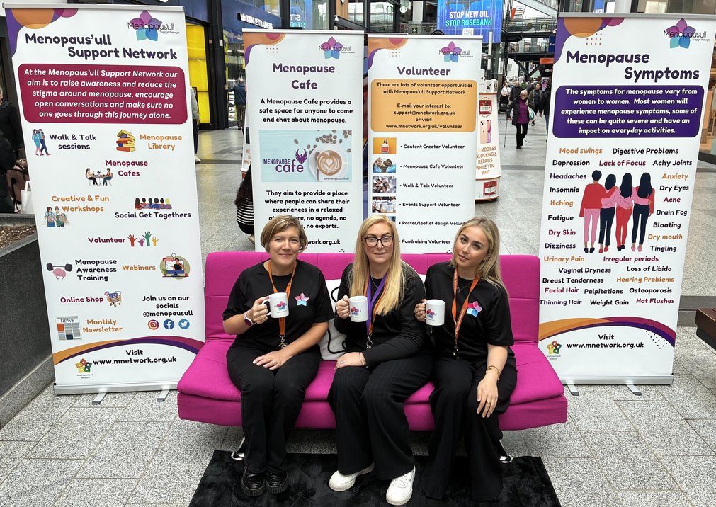 Menopaus’ull embarks on “hot seat” tour to offer free support  to women across the region for Menopause Awareness Month