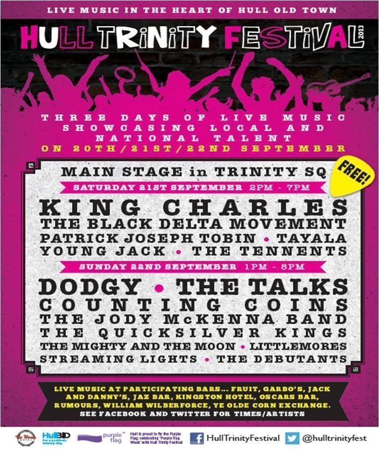 Get your FREE Hull Trinity Festival Programme Hull Business