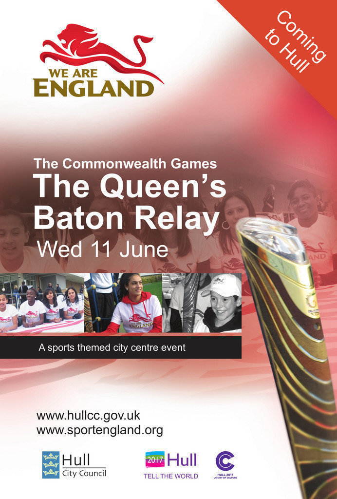 Queen's Baton Relay Comes To Hull Hull Business Improvement District