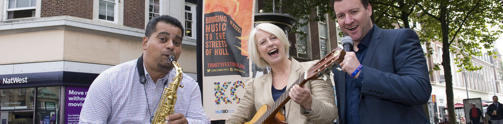 Busk Stops take sounds of Hull Trinity Festival to city centre streets