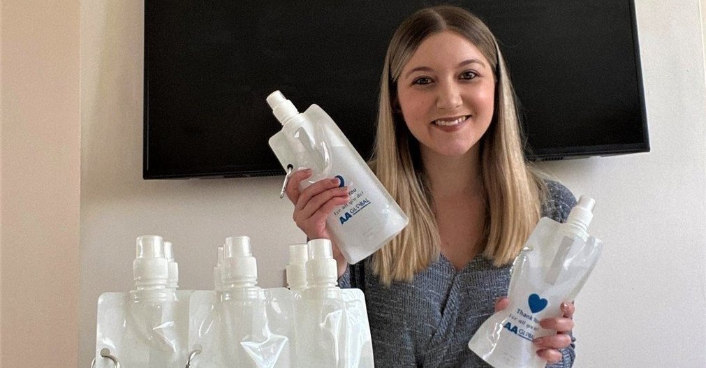 AA Global splashes out on water bottles to thank frontline staff