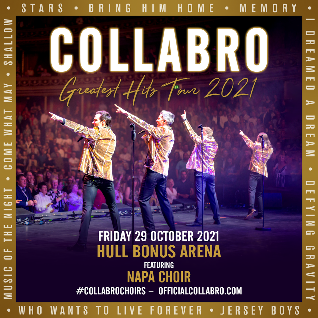 NAPA choir to join Collabro on Bonus Arena stage in October