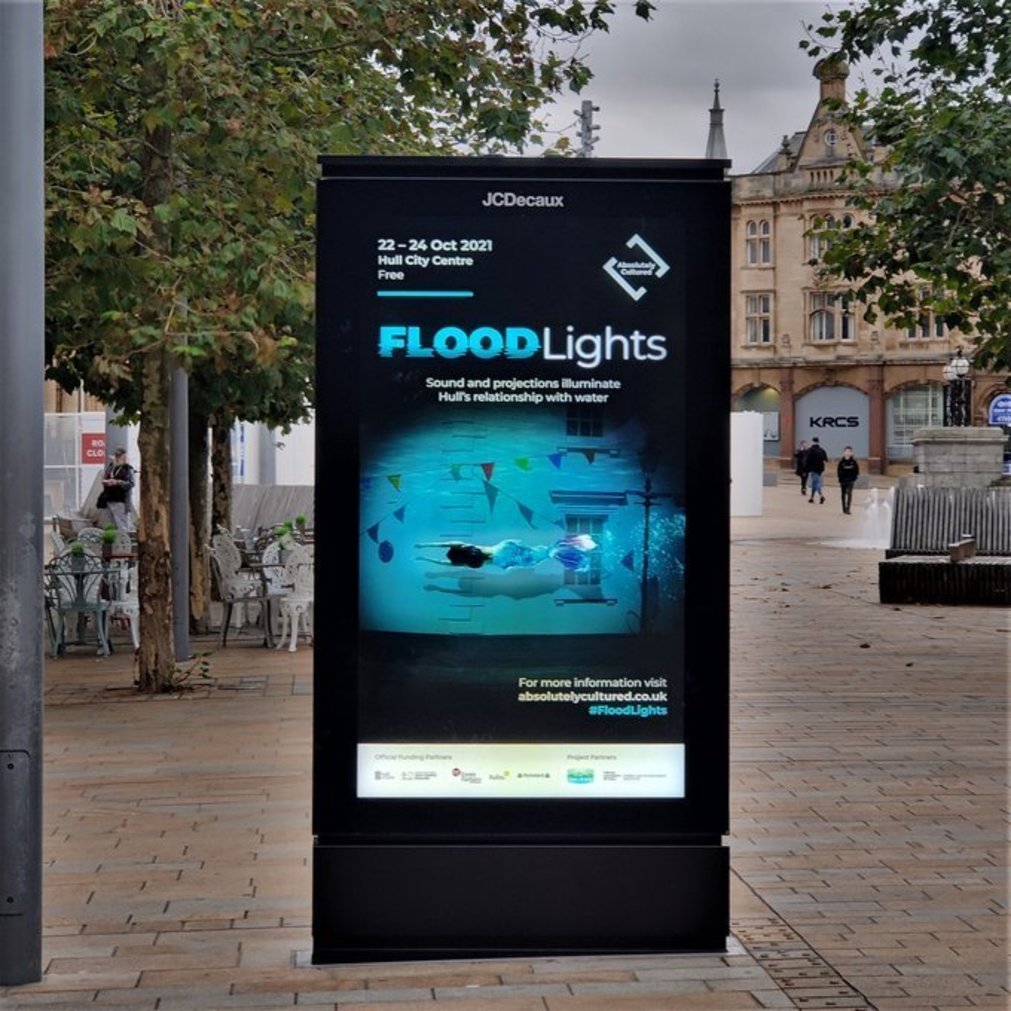 Absolutely Cultured brings Floodlights projections to Hull city centre