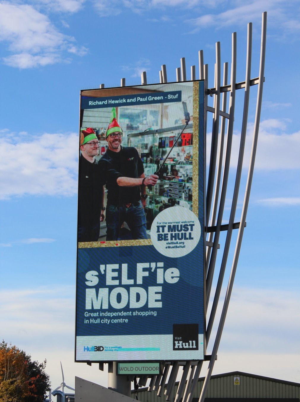 Billboards and brochure put small businesses in the shop window