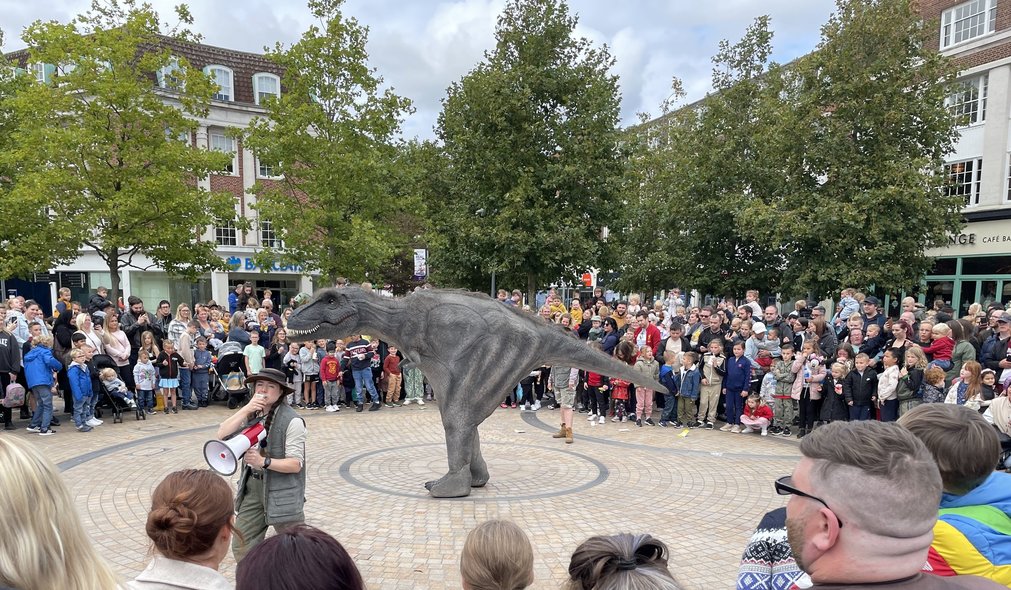 Dino Day delivers bumper crowds for city centre businesses